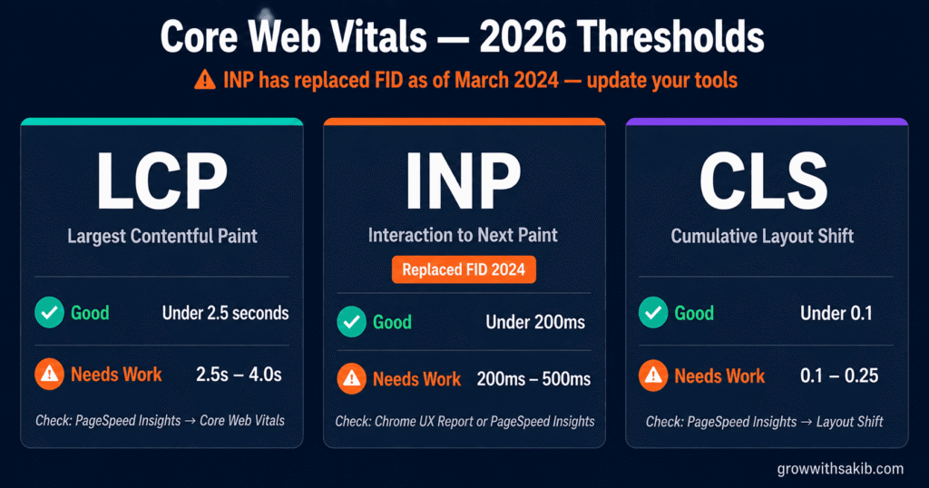 core web vitals