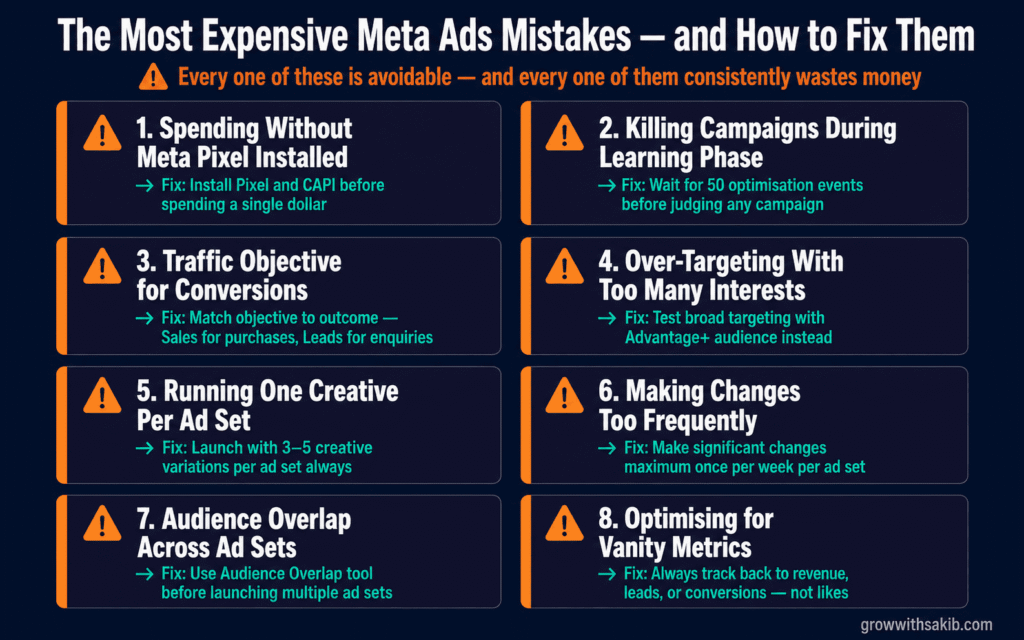 the most expensive meta ads mistakes