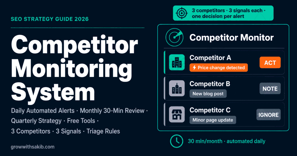 competitor monitoring systeam