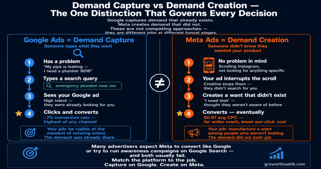 demand capture vs demand creation