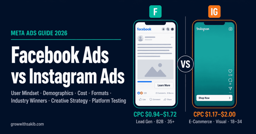 facebook ads vs instagram ads