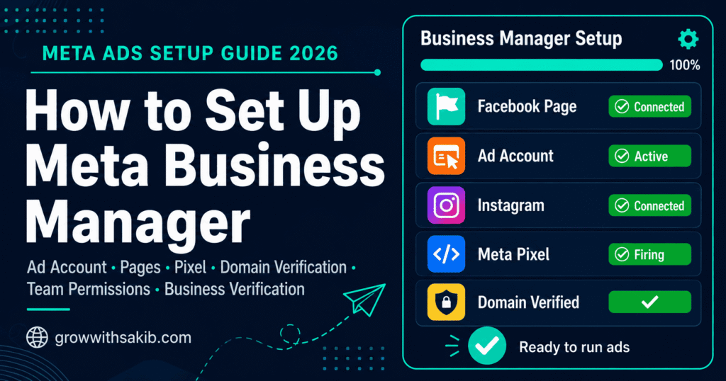 how to set up meta business manager
