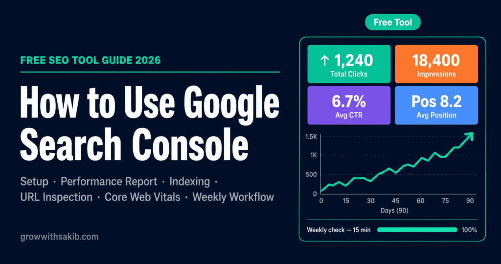 how to use google search console