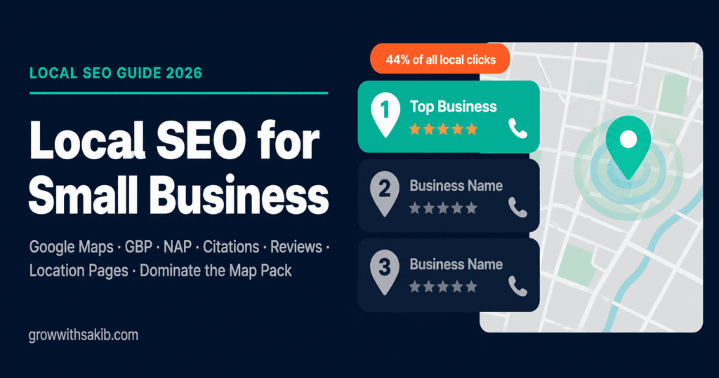 Local SEO for Small Business: How to Rank in Your Area and Dominate the Map Pack (2026) local seo for small business