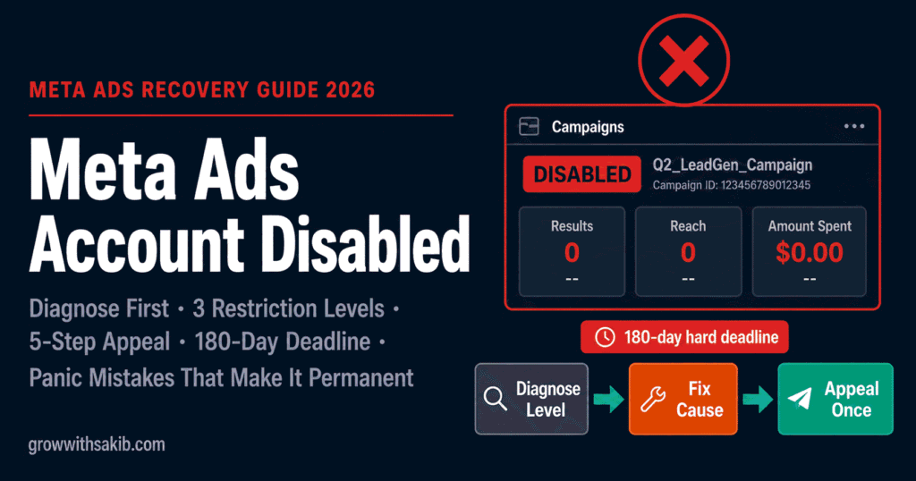 Meta Ads Account Disabled: Why It Happens and How to Get It Reinstated meta ads account disabled