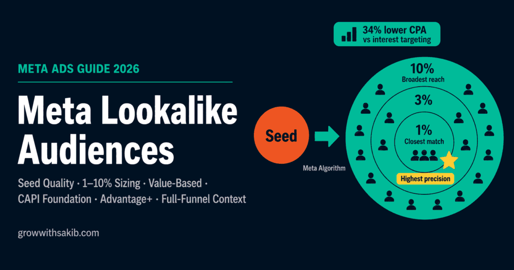 Meta Lookalike Audiences: The Complete 2026 Guide meta lookalike audiences