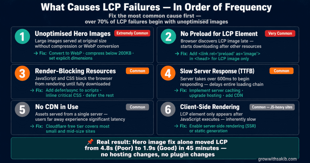 What Causes LCP Failures