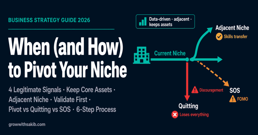When and How to Pivot Your Niche