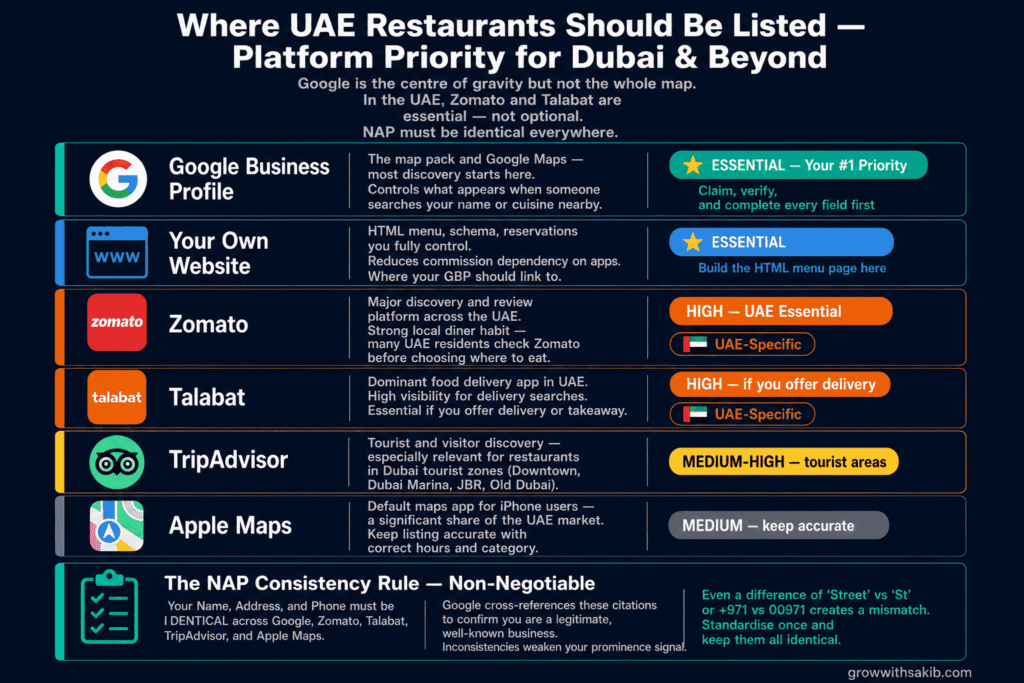 Where UAE Restaurants Should Be Listed