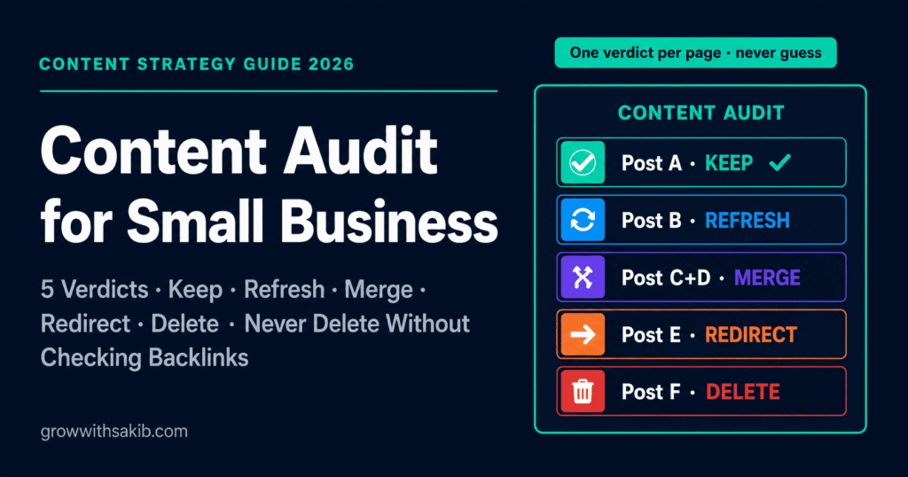 How to Do a Content Audit: Find, Fix, and Refresh Your Underperforming Articles Content Audit for Small Business