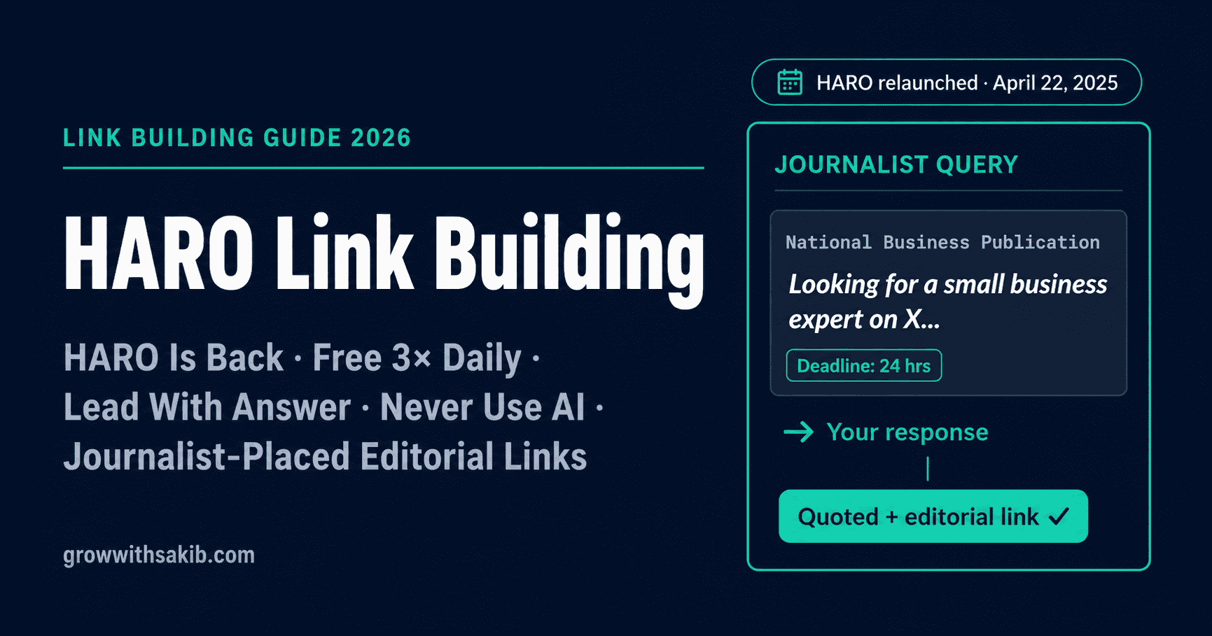 HARO Link Building