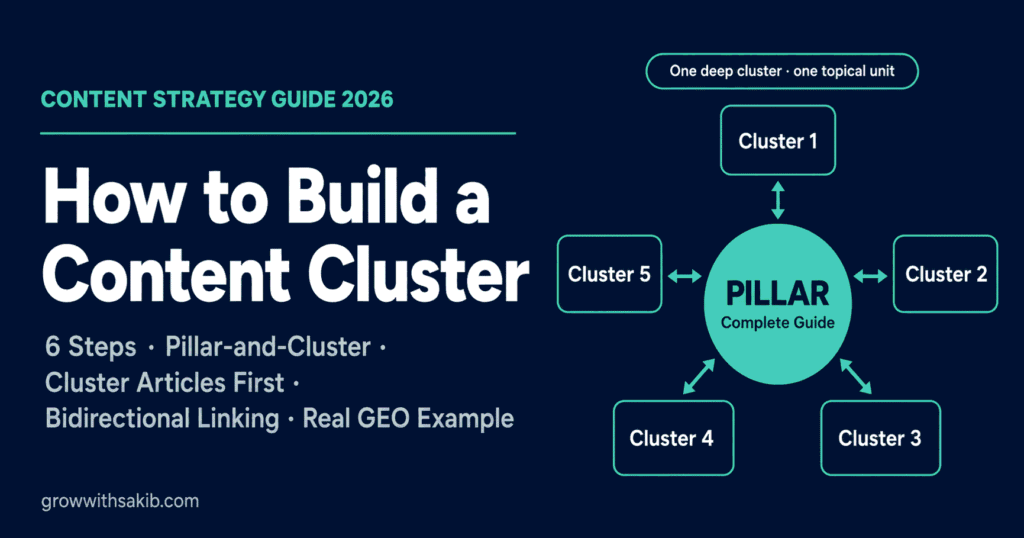 How to Build a Pillar Page and Content Cluster From Scratch (Step-by-Step) How to Build a Content Cluster