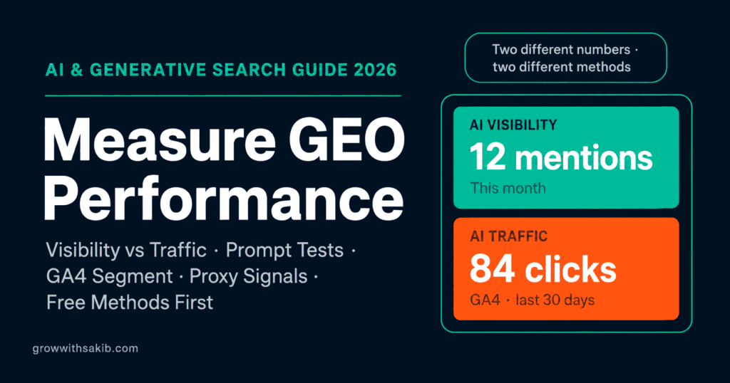 Measure GEO Perfomance