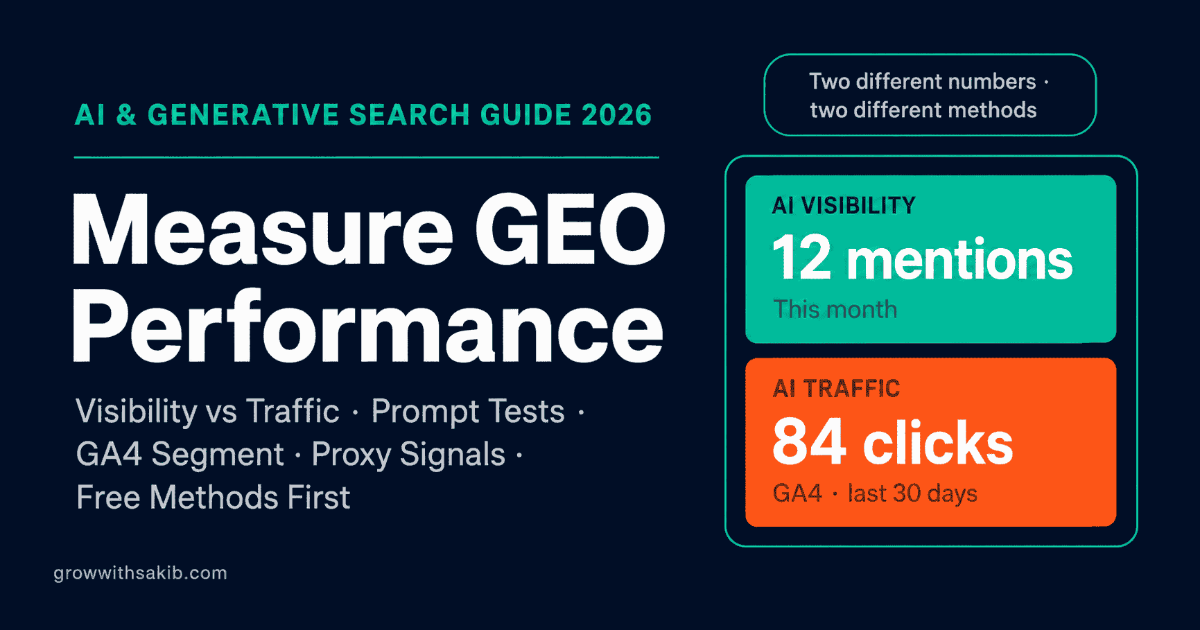 Measure GEO Perfomance