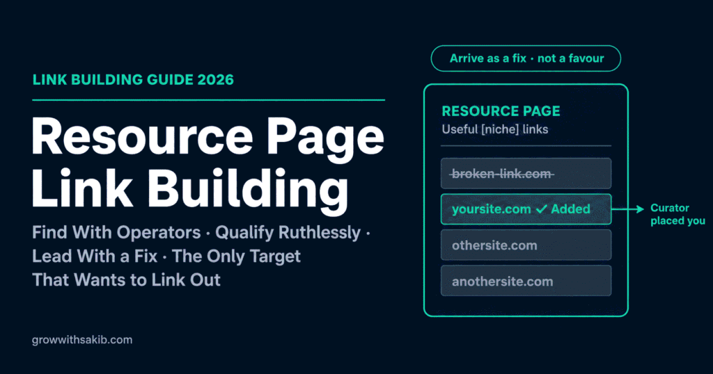 Resource Page Link Building: How to Find Pages, Qualify Targets, and Get Listed Resource Page Link Building