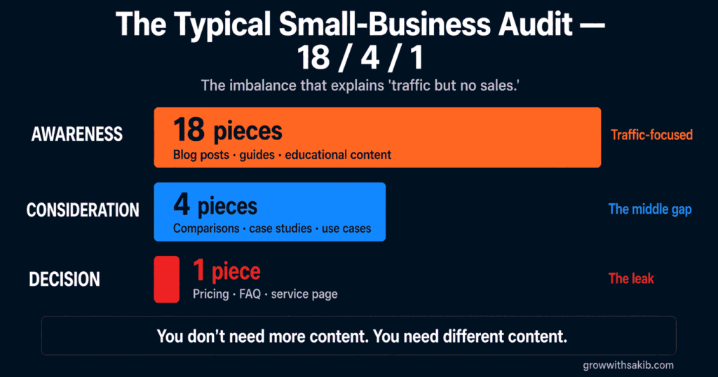 Content Mapping: How to Align Every Article With the Buyer Journey The Typical Small Business Audit